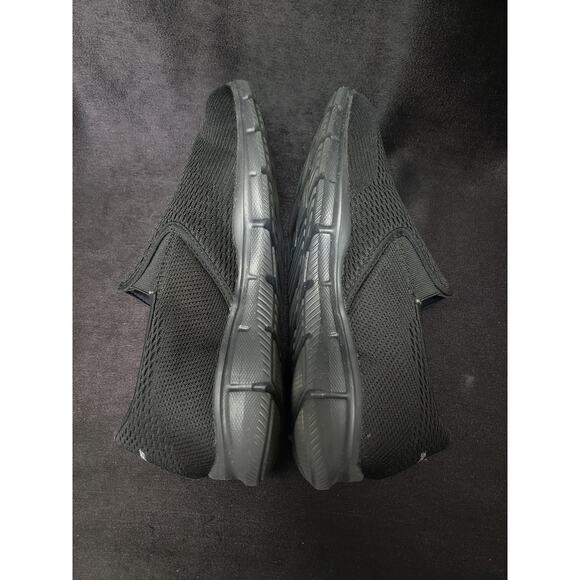 Sketchers Equalizer Double Play Memory Foam Black Slip On Loafer Comfort Shoes - Picture 3 of 9